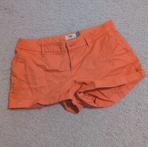Old Navy Women's Pink Orange Cargo Shorts, Size 2